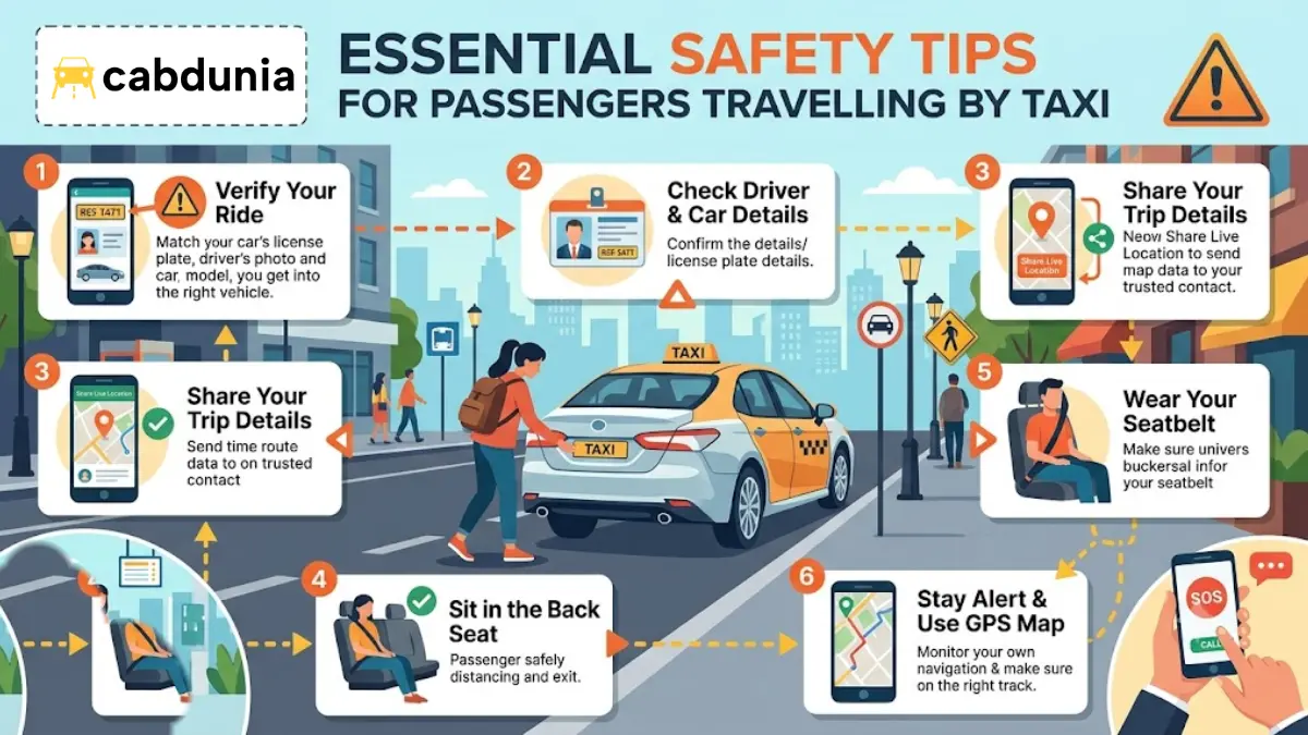 Essential Safety Tips for Passengers Travelling by Taxi