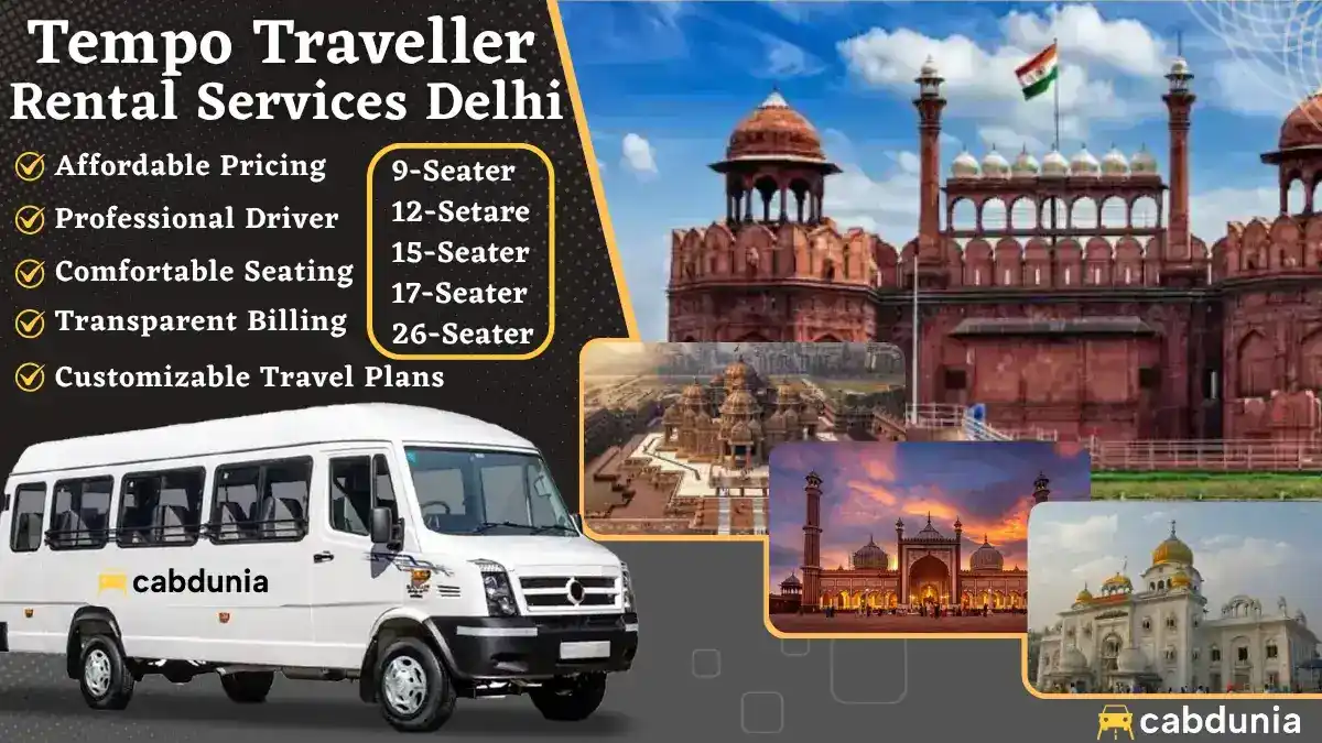 Tempo Traveller On Rent in Delhi