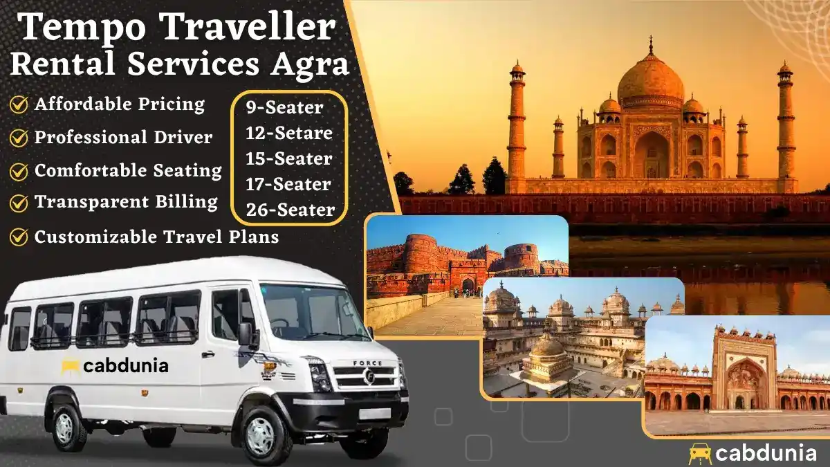 Tempo Traveller Rental in Agra