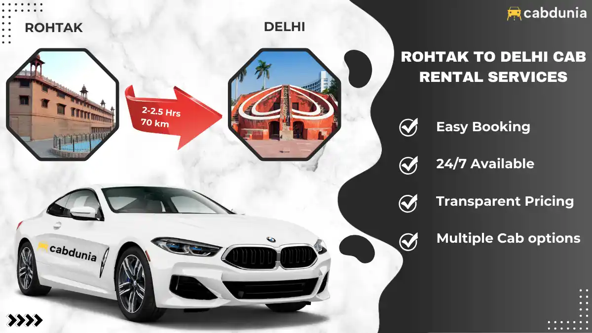 Rohtak to Delhi Cab Services