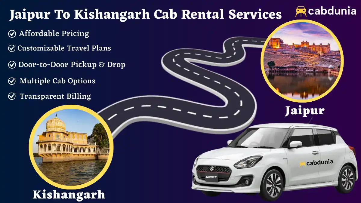Rent taxi for Jaipur to Kishangarh