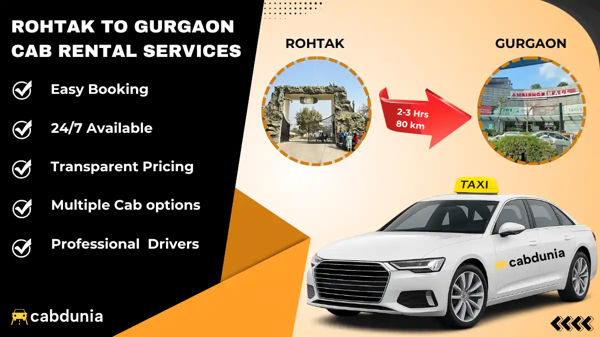 Rohtak to Gurgaon Cab Services