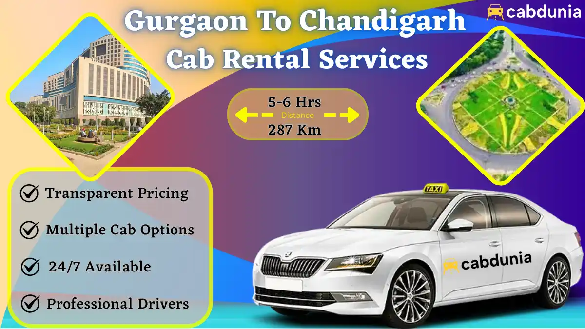 Gurgaon to Chandigarh Taxi Service