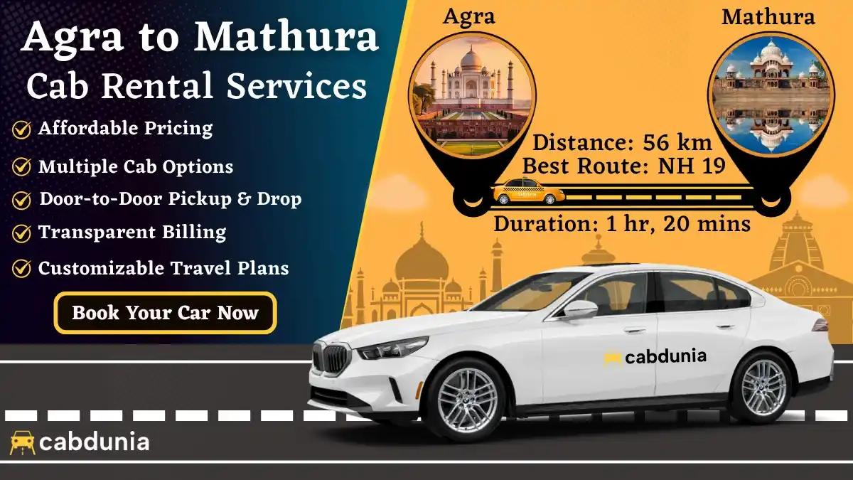 Agra to Mathura Taxi