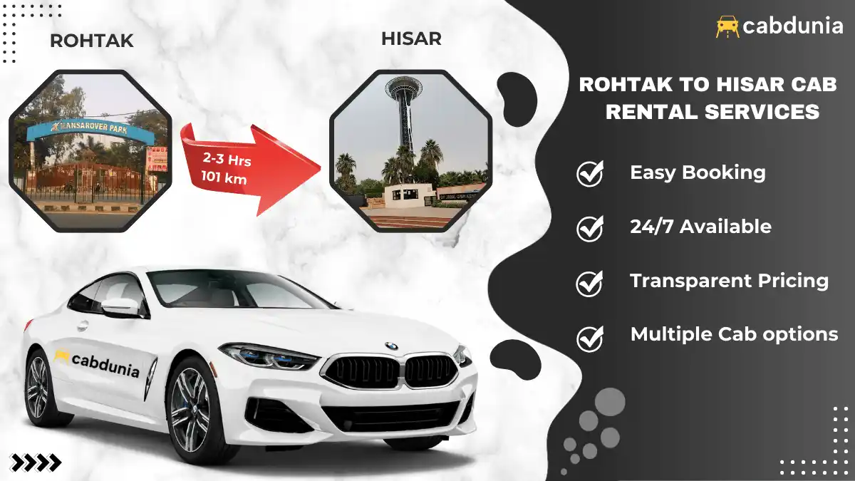 Rohtak to Hisar Cab Services