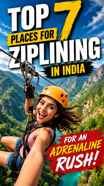 7 Best Ziplining Spots in India 