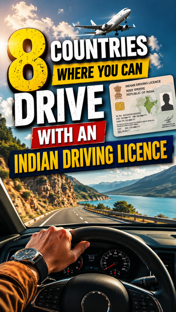 8 Countries That Accept Indian Driving Licence